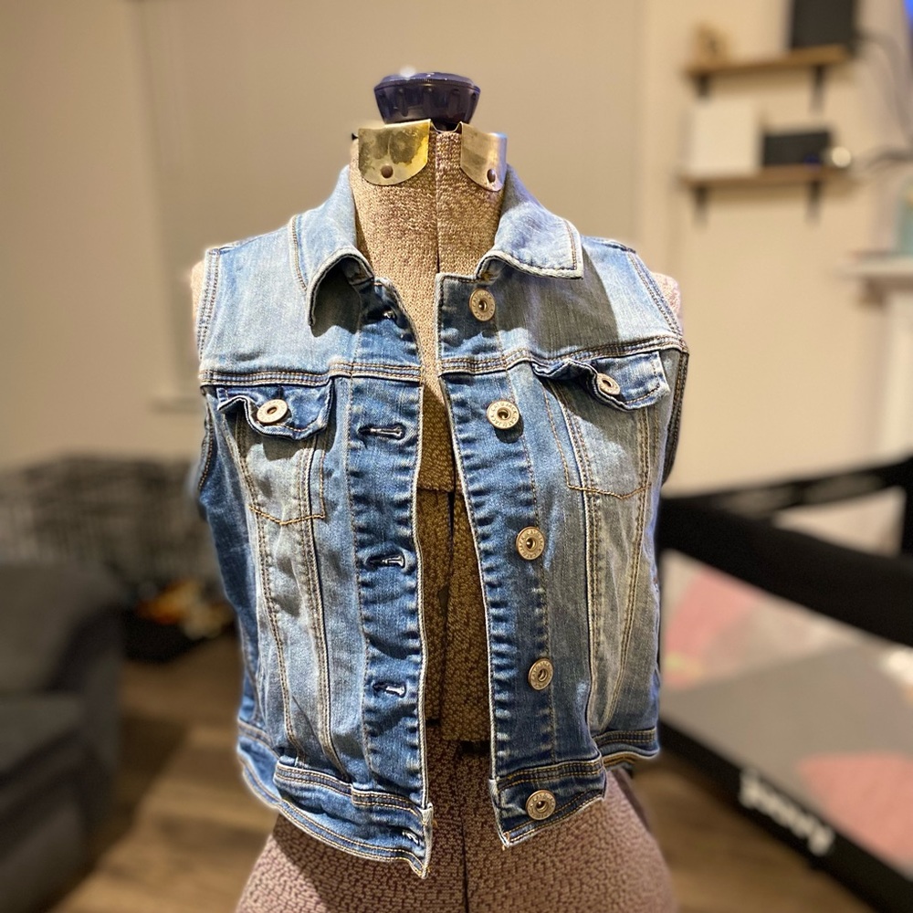 Kids Denim Vest